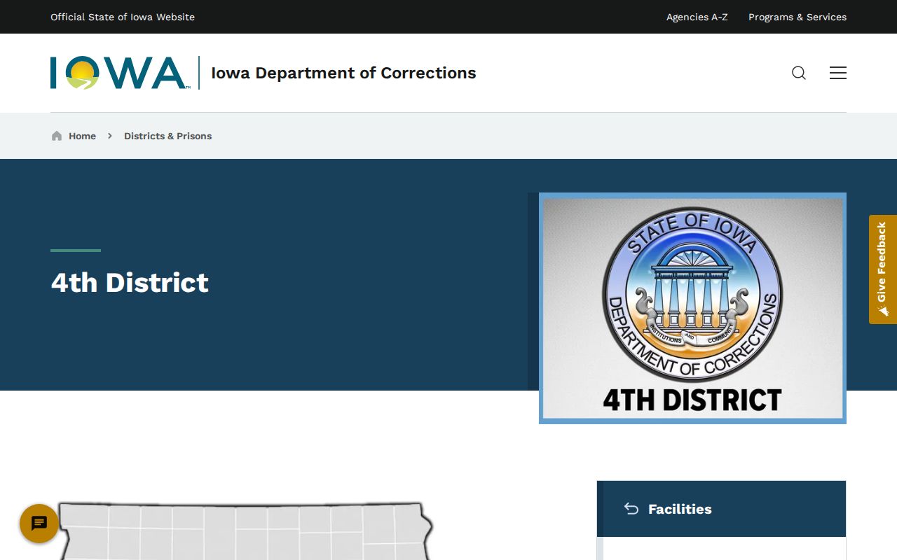 Shelby County criminal supervision records Fourth District corrections