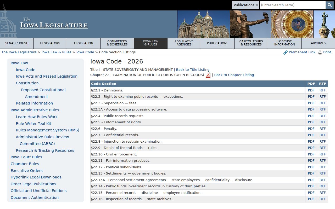 Shelby County criminal records Iowa Open Records Law source
