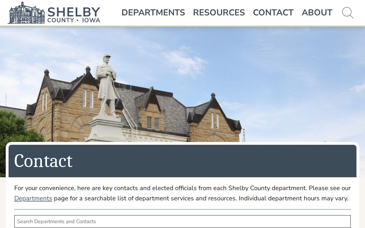 Shelby County offices source for Shelby criminal record contacts
